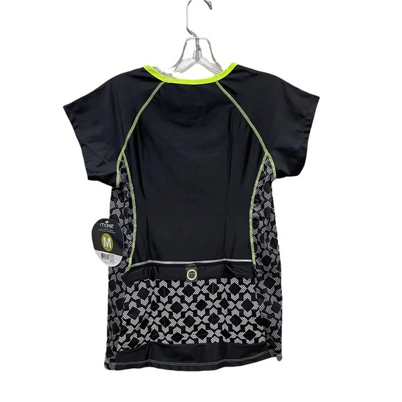 Moxie High Vis Lumenex Tee Black Neon Yellow Size Medium - Picture 6 of 9